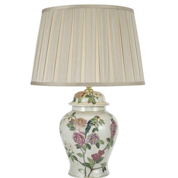 Peony Flower/Bird Table Lamp PEO4255-DEG1629