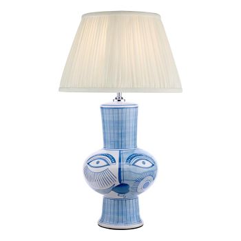 Picasso Blue and White Ceramic Face Table Lamp PIC4323-ULY1615