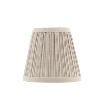 Didina 15CM Natural Pleated Linen Tapered Shade DID2629