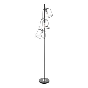 Tower Stylish 3 Light Matt Black Finished Floor Lamp