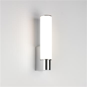 Kyoto IP44 LED Cylinder Opal Glass Bathroom Wall Light 