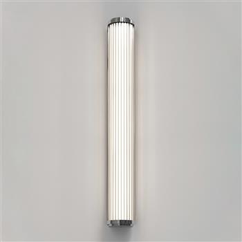 Versailles IP44 Large 600 Clear Glass Rods LED Bathroom Wall Light 
