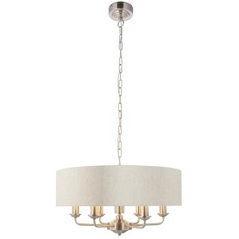 Highclere 6 Light Pendants with Shade