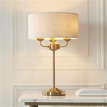 Highclere 3 Light Table Lamps with Shade