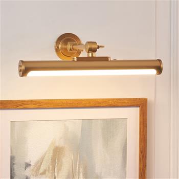 Kas Rechargeable LED Warm Brass Picture Light 124632