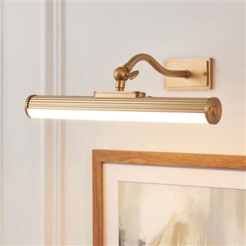 Kindos Rechargeable Warm Brass LED Picture Light 124635