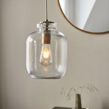 Lyra Antique Brass Ceiling Pendant 106923