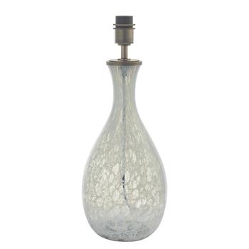 Merula Artisan White And Grey Glass Lamp Base 91200