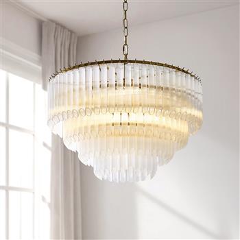 Montpellier 6-Light Brushed Aged Brass Pendant 119108