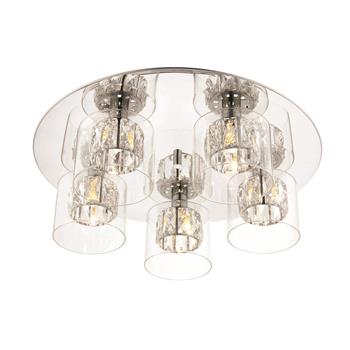 Verina 5 Light Crystal Semi Flush Light 76517