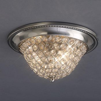 Paloma Crystal Ceiling 2 Light 270mm