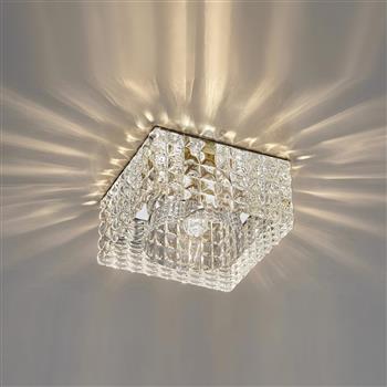 Ria Crystal Square Recessed Downlight IL31842CH