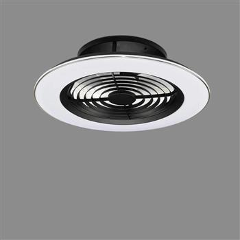 Alisio Large LED Black CCT Hidden Blade Reversible Ceiling Fan M7800
