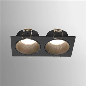 Antilla Rectangular Double Recessed GU10 Mini Downlight