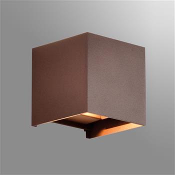 Davos IP54 Square Die Cast Aluminium Made LED Dimmable Wall Light 