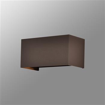 Davos LED IP54 Dark Grey 2700K 24 Watt 2200 Lumens Outdoor Wall Light