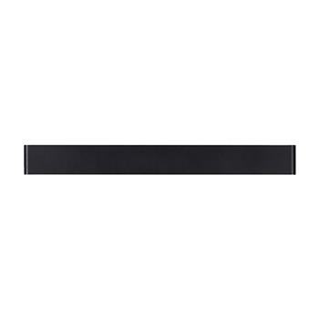 Egeo Large 20 Watt Black Slim Rounded Edge LED Wall Light 
