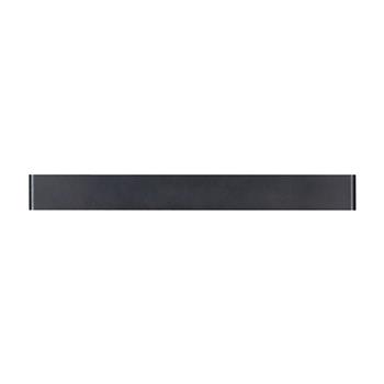 Egeo Large 20 Watt Black Slim Rounded Edge LED Wall Light 