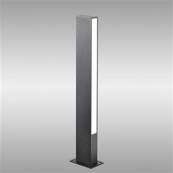 Lotus LED IP65 Opal Diffuser Exterior Post Light