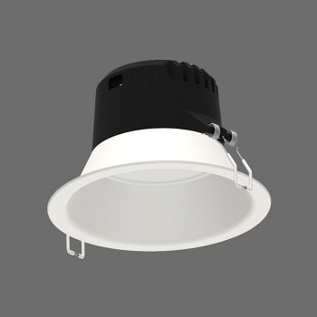 Medano Large LED White Round Recessed Downlight
