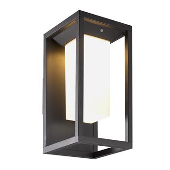 Meribel IP54 Solar Sensor LED Wall Light M7086