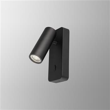 Notte Adjustable Head Single Switched Spotlight