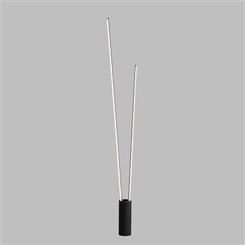 Vertical LED 2 Light Floor Lamp