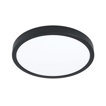 Argolis-Z LED IP44 Round Black Outdoor Porch Light 900126