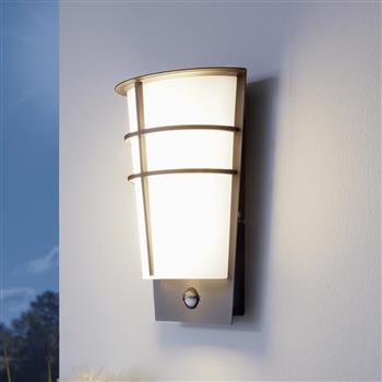 Breganzo 1 Anthracite LED Outdoor Sensor Light 96018