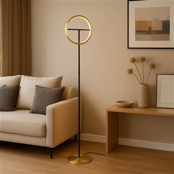 Castelpoto LED Steel Made Adjustable Head Floor Lamp
