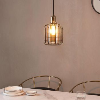 Chisle Black & Vaporized Glass Ceiling Pendant 43527