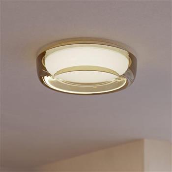 Conistarino Brown And Transparent LED Flush Celing Light 902861