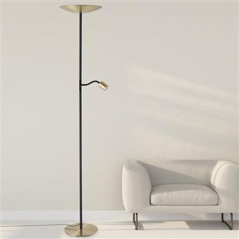 Conivarino LED Steel Made Dual Floor Reading Lamp