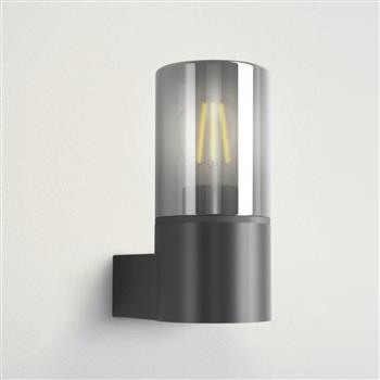 Cropani LED IP54 Matt Black Single Outdoor Wall Light 902441