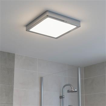Fueva 6 Medium IP44 LED Opal Diffuser CCT Square Bathroom Fitting
