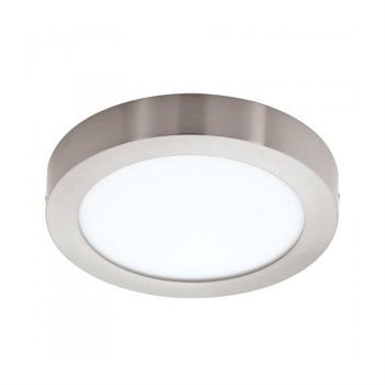 Fueva-Z Small Round Nickel IP44 Rated LED Flush Light 900114