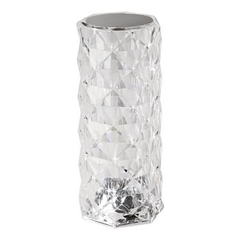 Lucignano LED Clear Textured Plastic USB-C RGB Touch Table Lamp 75816