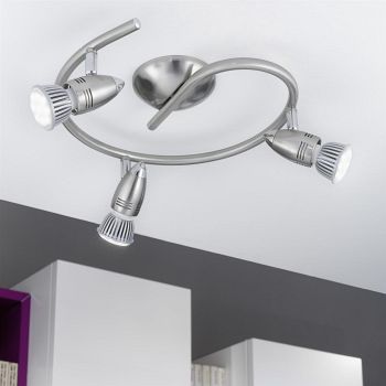 Magnum-LED Satin Nickel 3 Lamp Spotlight 92643