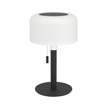 Montapalma LED Black And White IP54 Solar USB-C Rechargeable RGB Table Lamp 75887