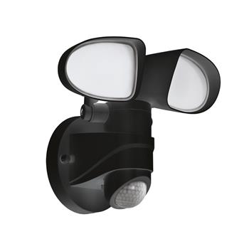 Pagino IP44 LED Black Outdoor PIR Wall Light 98176