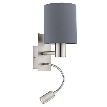 Pasteri Satin Nickel Wall 2 Light