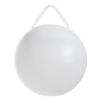 Poggiobello IP44 White Rechargeable RGB Spike Or Hanging Globe Light 75815
