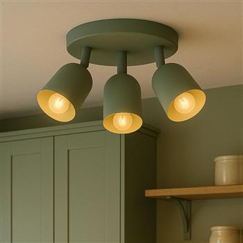 Tilston Matt Adjustable Triple Ceiling Spotlight