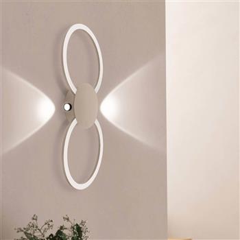 Venticello LED Aluminium Dual Flush Ceiling Or Wall Fitting