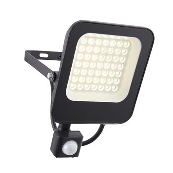 Guard 30 Watt IP65 PIR Matt Black Manual Override Floodlight 108674