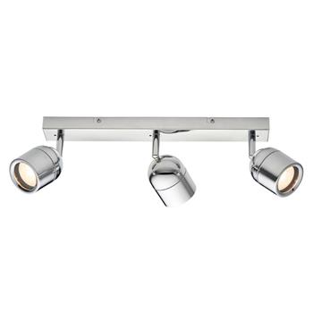 Knight Chrome IP44 Bathroom Triple Bar Spotlight 81570