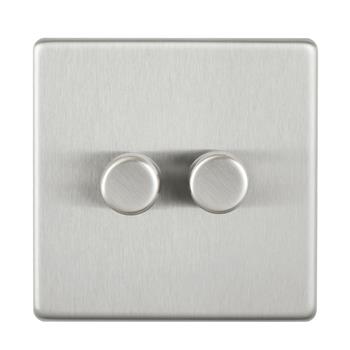 Screwless 2-Gang Low-Load LED Dimmer