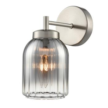 Caligo Ombre Ribbed Glass Single Wall Light
