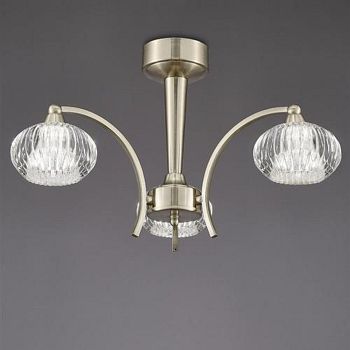 Ripple Three Light Ceiling Light