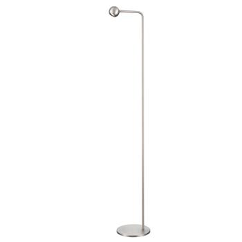 Iris Satin Nickel Adjustable Head LED Floor Lamp 